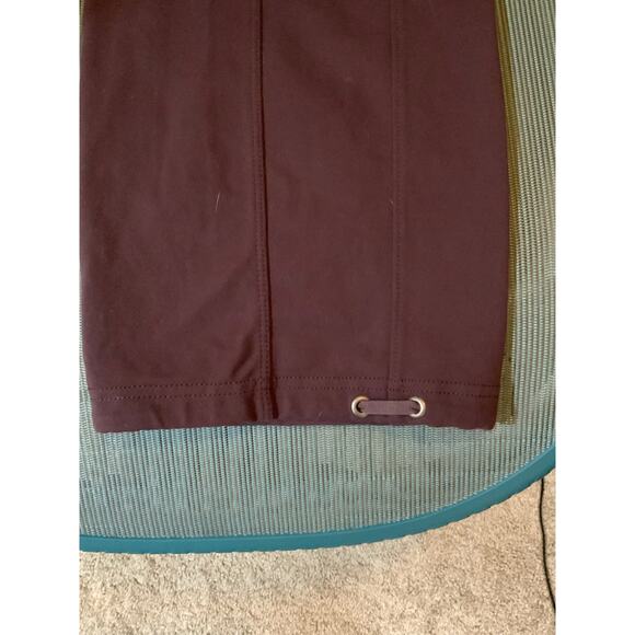 Athleta Drawstring Wide Leg Active Pants - Plum XL - Picture 3 of 4